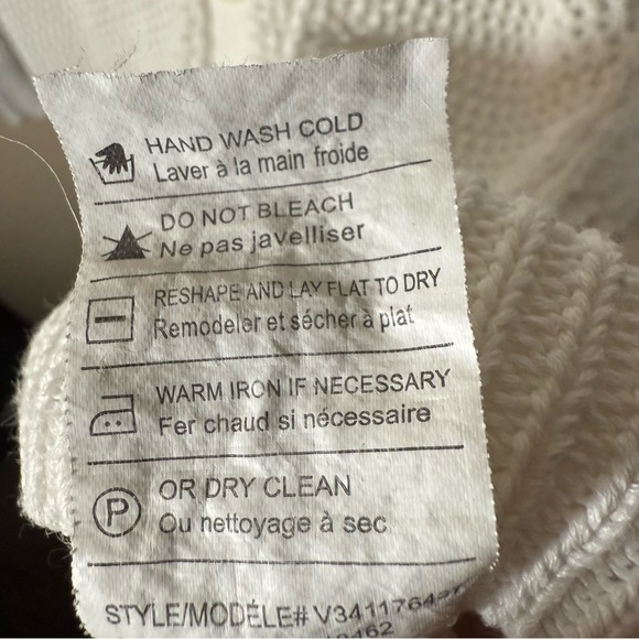 Vince Knit Marled Long Cardigan Optical White Size Medium - Picture 10 of 10